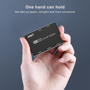 ตัวแยก8K 1อินพุต3เอาต์พุต8K/<span class=keywords><strong>60Hz</strong></span> 32.4Gbps ตัวแปลงแล็ปท็อปอะแดปเตอร์ DP สำหรับกล้อง - Product Image 2