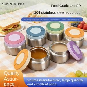 High Quality Double Wall 304 Stainless Steel Food Grade Jar Bowl Shaped Vacuum <b>Thermos</b> Kids Children Warmer Soup Lunch Container - Product Image 4