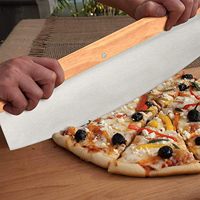 Ensemble de 4 pierres à pizza rectangulaires-Grande pierre de cuisson de 15 "avec pelure de chêne, coupeur et 10 papiers de cuisson gratuits pour four et gril