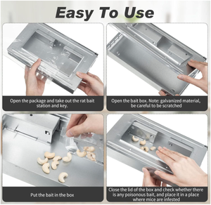 Vente directe usine : Piège à souris écologique et sûr pour les animaux, grande capacité, en métal, attrape-rats vivants pour maison, <span class=keywords><strong>jardin</strong></span>, entrepôt - Product Image 5