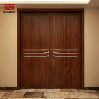 Porte en bois WPC au design moderne pour appartement, maison ou hôtel, en MDF, pour entrée principale ou salle de bain
