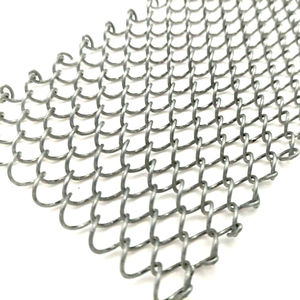 Rideaux de séparation de pièce Installations artistiques Panneaux muraux rideaux en tissu Éléments architecturaux Designs en maille d'<span class=keywords><strong>aluminium</strong></span> personnalisés - Product Image 1