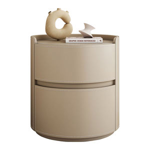 Mesa <span class=keywords><strong>de</strong></span> <span class=keywords><strong>Noche</strong></span> Creativa Minimalista <span class=keywords><strong>de</strong></span> Cuero para Dormitorio Pequeño, Mueble Moderno <span class=keywords><strong>de</strong></span> Acero Inoxidable para Almacenamiento en Sala <span class=keywords><strong>de</strong></span> Estar - Product Image 6