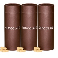 En gros Complément Alimentaire Miel Sachet Pot Rond Papier Peut Cylindre Gommes Carton Papier Tube Boîte D'emballage pour Capsule