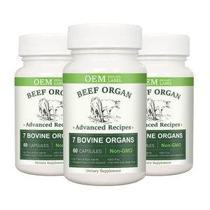 Oem/Odm Premium Runderorgaan 7 Runderorganen Capsules Energie-Immuunondersteuning Voedingssupplement 60 Capsules Volwassen Niet-Gmo Natuurlijk - Product Image 6