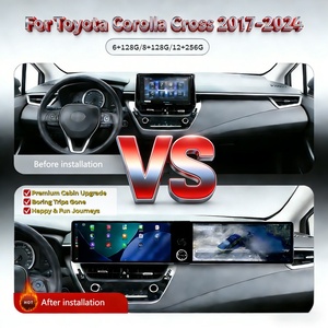 Reproductor Estéreo para Auto <span class=keywords><strong>Android</strong></span> con Pantalla Dual OLED de 24.6 Pulgadas, DSP, GPS, para Corolla y Corolla Cross 2017-2025, Panorama 360, 8 Núcleos, Carplay, 4G - Product Image 3