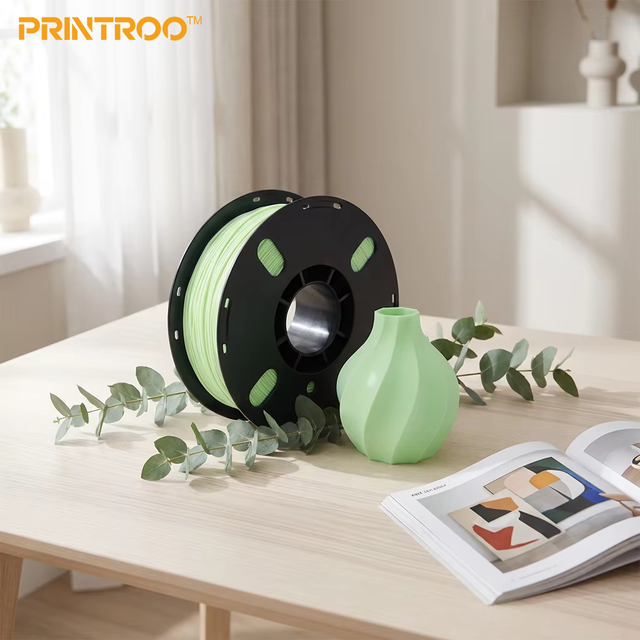 PRINTROO 1KG/Roll 3D Printer Filament, PLA/ASA/ABS/PETG/TPU/Wood/Nylon/Glass Fiber/Carbon Fiber Printing Material, PLA 175mm