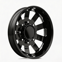 Rines Forjados Personalizados Pulidos 20X8.25 24X8.25 con Tapas Centrales Flotantes 10X285.75 8X165.1 para Ram 3500 Ford F350