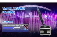 Machine Canon DMX512 Effets Scéniques de Stade, Projecteur d'Ambiance Ruban Confettis 3-en-1 Papiers Colorés et Jets d'Eau