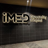 Letras de Canal 3D Retroiluminadas Personalizadas, Letrero Comercial con Logotipo Empresarial, Letrero de Pared para Recepción, Vestíbulo, Boutique, Hotel u Oficina