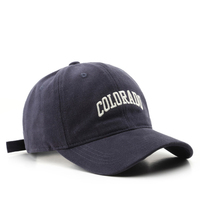 Gorra de béisbol de 6 paneles con logotipo personalizado, con bordado en 3D Gorra con estampado, gorra deportiva de béisbol ajustada