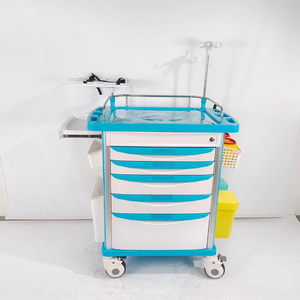 Chariot d'urgence ABS pour réanimation et anesthésie – Mobilier hospitalier pour réanimation et anesthésie, idéal pour les salles, pharmacies et laboratoires - Product Image 3