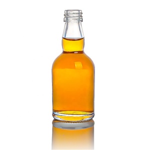 Mini brandy xo rum tequila vodka wiski minuman keras satu tembakan botol kaca 50 ml