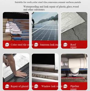 Self Adhesive Butyl Waterproof Tape Strong Leak Repair <strong>Seal</strong> for Various Metal Surfaces Roof <strong>Gutter</strong> Downpipe Shed - Product Image 3