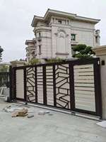 Extérieur Largement Utilisé Ferme Entrée Allée Grill Gates Sliding Pipe Gate Designs Sliding Gate