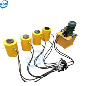 Giá Thấp Tác Động Đơn Jack Thủy Lực 500ton Thủy Lực Cáp Trống Jack