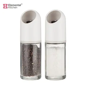 Bán Buôn Glass Spice Grinder/Glass Salt Và Pepper Mills/Spice Mills Với Cơ Chế Gốm