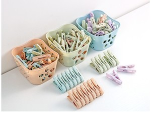30pcs Plastic Clothes Pegs Laundry Clothespin Clothes Pins Storage Organizer Quilt Towel <strong>Clips</strong> Spring With Basket Cabides <strong>Hanger</strong> - Product Image 4