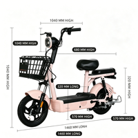 Vente en gros d'usine : Moto électrique 350W, Vélo électrique adulte, Vélo de ville électrique