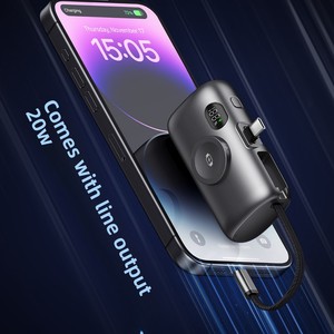 พาวเวอร์<span class=keywords><strong>แบ</strong></span>งค์พกพา 10000mAh 3 in 1 <span class=keywords><strong>แบ</strong></span><span class=keywords><strong>ต</strong></span>เตอรี่สำรองขนาดเล็ก ชาร์จเร็ว สำหรับ Samsung iPhone Watch AirPods - Product Image 4