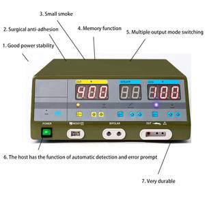100W 200W <span class=keywords><strong>300W</strong></span> 400W 500W Veterinaire Elektrochirurgische Eenheid/Elektrochirurgische Generator Esu Elektrochirurgische Eenheid - Product Image 2