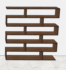 Mostrador de Exhibición para Librería, Exhibidor de Papelería, Muebles de Biblioteca, Estanterías de Madera, Exhibidor de Libros - Product Image 1