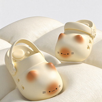 Produit Tendance Été 2026 Sabots Nuage en EVA à amorti motif chat mignon, Pantoufles décontractées moelleuses pour femme, Chaussures d'intérieur, d'extérieur et de plage