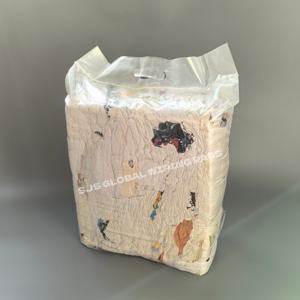 IMPA 232906 Trapos de limpieza de algodón de alta calidad, blancos, estampados, tipo camiseta, para limpieza - Product Image 1