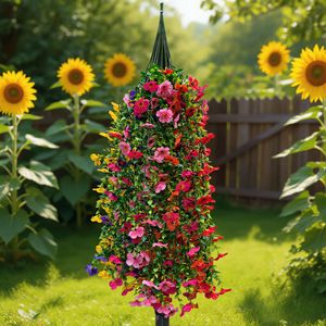Artificial Flower Wall Hanging Plastic <b>Eucalyptus</b> Decor For Home Garden Decoration - Product Image 3