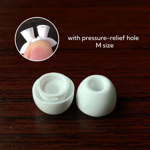 Juego 6 en 1 de AirPod Pro Eartip Replacement Ear Gels Eartip para AirPods Pro/Pro 2 con orificio de alivio de presión igual que el original, L M S - Product Image 5