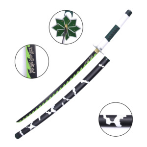 ดาบคาตานะคอสเพลย์ขนาด 104 ซม. แบบกำหนดเอง ของเล่นดาบพลาสติกใบมีดไม้ไผ่ ตัวเลือกสีตามสั่งสำหรับชินาซึกาวะ เก็นยะ (รับผลิตแบบ OEM/ODM) - Product Image 1