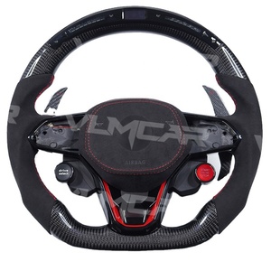 Volant en fibre de carbone personnalisé pour Volkswagen MK8 volant LED VW <span class=keywords><strong>golf</strong></span> <span class=keywords><strong>6</strong></span> 7 8 R MK6 MK7 MK8 <span class=keywords><strong>GTI</strong></span> volant - Product Image 1