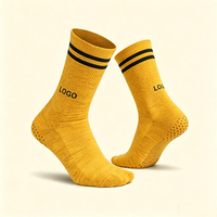 Chaussettes de football personnalisées mi-mollet pour hommes, respirantes, antidérapantes, pour le sport, la gym et le soccer, vente en gros