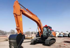 Excavadora de cadenas Hitachi Zaxis 300 naranja, equipo de construcción de alta resistencia - Product Image 4