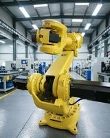 Bras robotisé industriel Comau NJ130-2.6 à 6 axes, charge utile de 130 kg, portée de 2616 mm, soudage automatique, manutention, chaîne de montage automobile