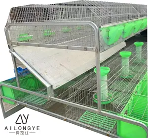 Offre Spéciale 2 couches 24 pièces batterie fabricant professionnel de cages à lapins européennes à bon prix pour l'Italie
