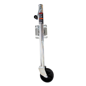 Crics de <span class=keywords><strong>remorque</strong></span>, cric de <span class=keywords><strong>remorque</strong></span> pivotant à <span class=keywords><strong>anneau</strong></span> élastique 1000LBS 10 "ascenseur Zinc Tube intérieur et extérieur côté vent rond Jack résistant à la Corrosion - Product Image 3