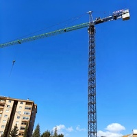 TAVOL Marque QTZ160-6516 Topkit Jib Crane 10 tonnes Tavol Inverter Tower Crane Prix
