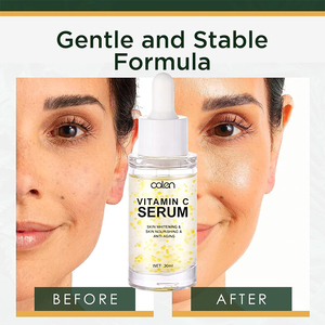 Sérum Visage Anti-rides et Éclaircissant Bio à l'Acide Hyaluronique et Vitamine C, 30ml, Marque Privée OEM - Product Image 2