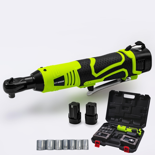 Industrial & DIY Li-Ion Cordless Rechargeable 18V Battery Electric Torque Impact Wrench 280N.m Max 3/8" Drive