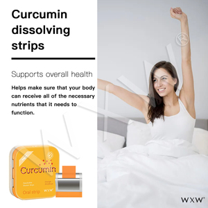 Bon prix Compléments alimentaires en vitamine curcumine Film dissolvant Curcumine naturelle Bande orale Curcumine Oral Strip Film Candy - Product Image 5