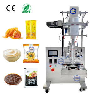 Full Automatic PLC System Honey Filling Machine Tomato Paste Making Machine Fruit Juice Packaging Machine with Universal Wheel - Product Image 1