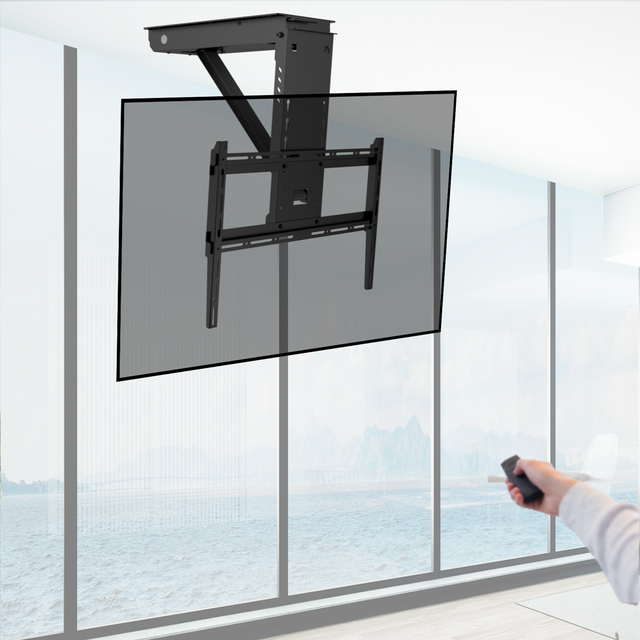 Motorized Flip Down TV Ceiling Mount Flexible