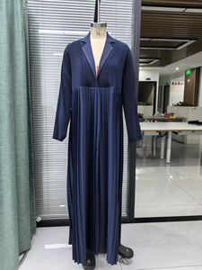 เสื้อกันลมสำหรับผู้หญิงเสื้อคลุมยาวผ้าโพลีเอสเตอร์ซับในผ้าทอจากโรงงาน - Product Image 2