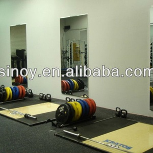 Miroir argenté personnalisé pour la remise en forme, durable, imperméable, éco-responsable, moderne, pour salle de sport, studio de danse - Product Image 6