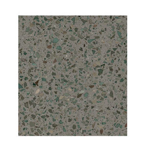 Carreau de Terrazzo inorganique gris stellaire <span class=keywords><strong>pas</strong></span> <span class=keywords><strong>cher</strong></span> Carreau de Terrazzo de qualité supérieure grande <span class=keywords><strong>dalle</strong></span> mince de 10mm d'épaisseur pour la maison - Product Image 1