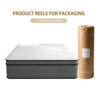 Matelas hybride à ressorts ensachés épaissi confortable, orthopédique, respirant, compressé sous vide, soulagement de la pression, pour chambre à coucher, maison, hôtel