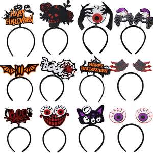 Diadema de Halloween con Diseños de Fantasma, Murciélago, Araña y Calabaza para Niños y Adultos, Ideal para Fiestas y Cosplay - Product Image 2