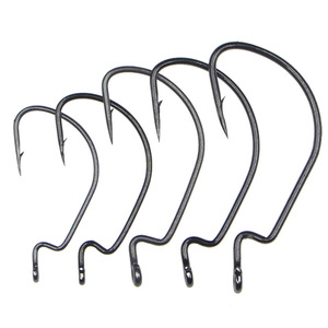Hameçon Texas Rig à tête de jig en fil fin et large, pour leurres souples, pour la pêche au bar, à la truite, à la carpe, au poisson-chat, la pêche en mer et en bateau - Product Image 2