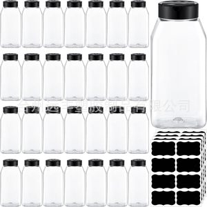 ขวดพลาสติกใสสำหรับใส่เครื่องปรุงรส ขนาด 480 มล. พร้อมฝาสีดำสำหรับเก็บเครื่องเทศ - Product Image 1
